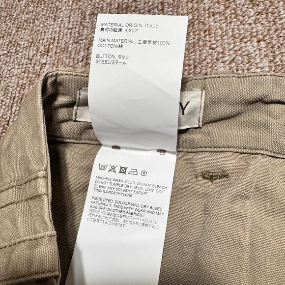 OUR LEGACY Mount Cargo Pants Peafowl Khaki Canvas Mens Size 50 Worn Once EUC - Picture 13 of 14